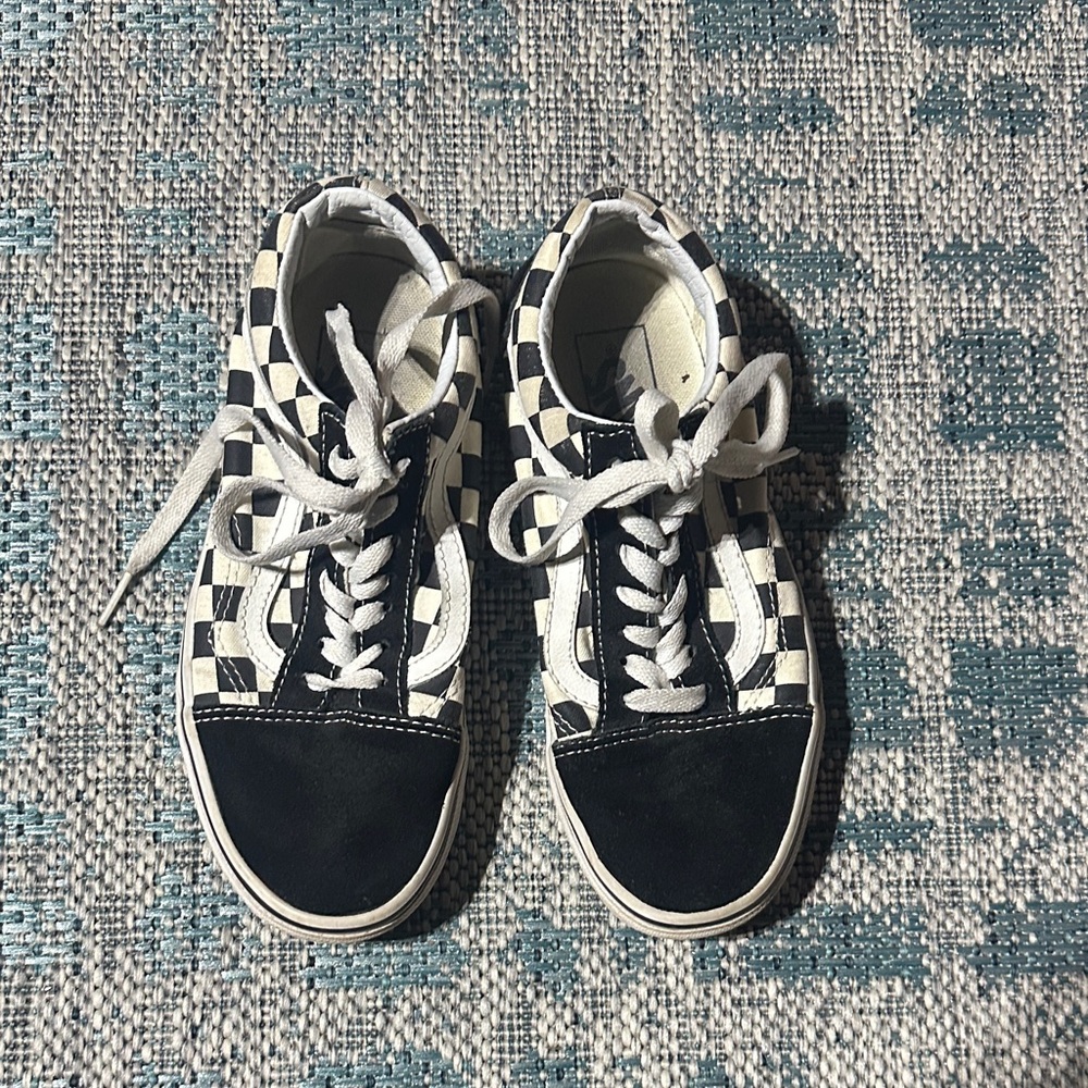 Vans Checkered Black and White Sneakers
